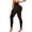 Black, variant on Light Compression Pantyhose 8-15mmHg Graduated Support Tights, Semi-Opaque Footless