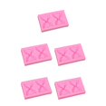 thumbnail image 3 of Vogacara DIY Silicone Molds Exquisite Cake Mold Convenient Bowknot Baking Pattern Make Accessory Pastry Accessories for Home Bakery Using Rosado 5piezas, 3 of 6