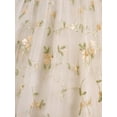 thumbnail image 6 of Biezeib Girls Summer Sweet Cami Dress Sleeveless Floral Embroidery A-line Mesh Princess Dress, 6 of 6