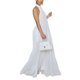 thumbnail image 4 of VISgogo Mono sin mangas con cuello halter para mujer con pierna ancha Color sólido Ropa de verano fresca sin espalda VISgogo moda, 4 of 9