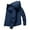 Blue, variant on Mens Winter Coat 2026 Fashion Outdoor Loose Casual Hooded Hardshell Jacket Mens Jackets Black XXXL