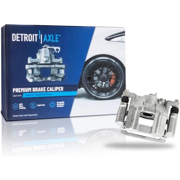 Detroit Axle - Rear Right Disc Brake Caliper w/Bracket Replacement for 2009 2010 2011 2012 2013 2014 2015 Honda Pilot