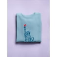 thumbnail image 3 of Happy 4Th July Statue. Sweatshirt Men -Image by Shutterstock, Male Large, 3 of 4