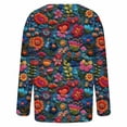thumbnail image 4 of LOVZFMLL Cardigan pour Femmes Cardigan à Manches Longues Creusé Couleur Unie Veste Décontractée, 4 of 5