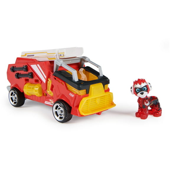 PAW Patrol: The Mighty Movie, Firetruck with Lights, Sounds & Marshall Figure, Ages 3 