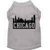 Pet Dog Cat Shirt Screen Printed, "Chicago Skyline"