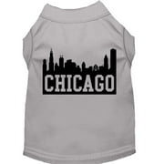 Pet Dog Cat Shirt Screen Printed, "Chicago Skyline"
