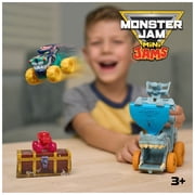 Monster Jam Mini Jams Barnacle Blaster Ship Playset for Kids Ages 3+