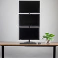 thumbnail image 2 of VIVO Triple Monitor Desk Stand/Mount Free Standing Vertical 3 Screens up to 27", 2 of 6