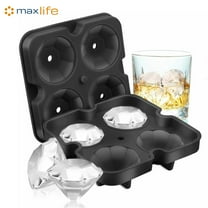 Silicone 3D Diamond ICE Cube Tray Maker Mold Whiskey Cocktails - New