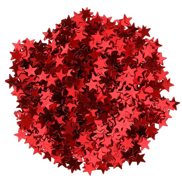 Confeti de mesa con estrellas brillantes de 10 mm, 6 mm y 15 g para decoración de Navidad, bodas y cumpleaños. 6mm