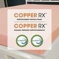 thumbnail image 2 of Dream Serenity 3" COPPER RX Memory Foam Mattress Topper, Double, 2 of 8