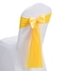 thumbnail image 1 of Lazos de satén para sillas - 20 piezas para decoración de bodas, banquetes, fiestas y eventos, 1 of 5