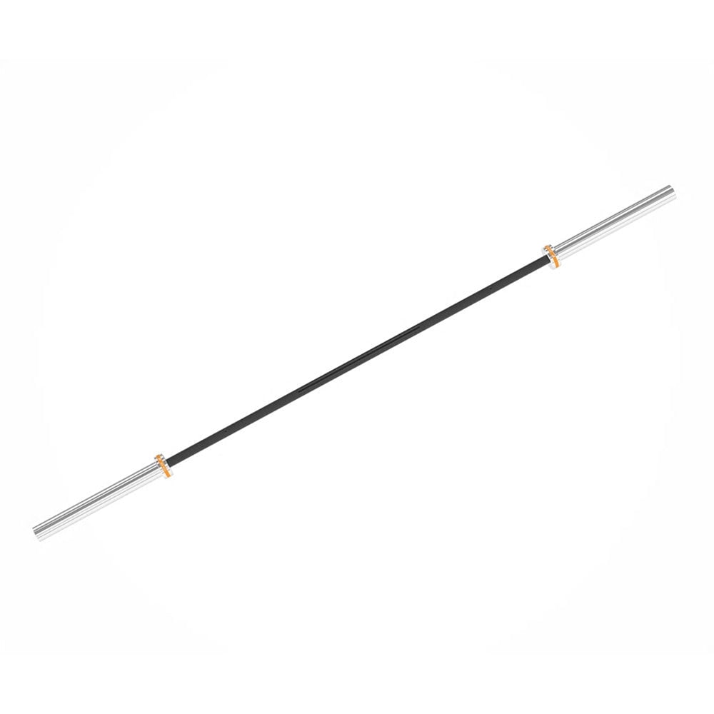 Power Systems 20kg Men’s Hybrid Olympic Barbell, 86" Black Zinc & Stainless Steel Weight Bar