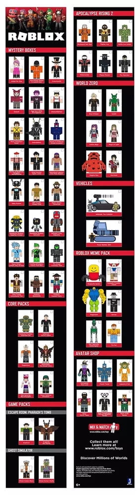 Roblox Megaminer Action Figure (Includes 2 Mystery Packs!)