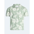 thumbnail image 6 of Free Assembly Men's Floral Cotton Camp Shirt with Short Sleeves, Sizes S-3XL, 6 of 6