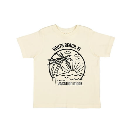 

Inktastic Summer Vacation Mode South Beach Florida Gift Toddler Boy or Toddler Girl T-Shirt