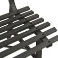 thumbnail image 6 of vidaXL Outdoor Patio Bench Garden Park Bench for Backyard Deck Lawn Yard Steel, 6 of 6