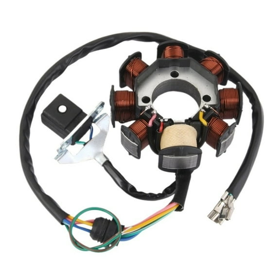 AM6 Tuono Generator Stator Plate Alternator Magnetic 5 Wire 8 Coil for CG 125cc 150cc PIT Quad Dirt Bike ATV Buggy