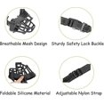 thumbnail image 3 of Dog Muzzle, Muzzle, Basket Muzzle with Adjustable Straps (Size 3,Black), 3 of 5