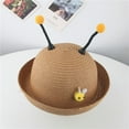 thumbnail image 2 of EnJoCho Summer Baby Cartoon Children Breathable Hat Straw Hat Kids Hat Boy Girls Hat Cap Cute Beach Sunhat Casual Outdoor Caps, 2 of 2