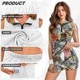 thumbnail image 5 of Yuyamidu Camo Hunting Print Tennis Golf Dress for Women Sleeveless Workout Golf Dresses with 2 Pockets Built in Shorts Dresses for Women Lightweight Workout Dress Size S, 5 of 7
