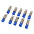 thumbnail image 1 of 10Pcs RG6 F Compression Connectors Coax Fittings Quad Waterproof, 1 of 8