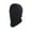 Black, variant on Kids Winter Hat Solid Color Kids Winter Thermal Lined Windproof Hood Full Head Cover for Outdoor Sports Cycling Skiing and Motorcycle Riding Activities Size:8-12 Years