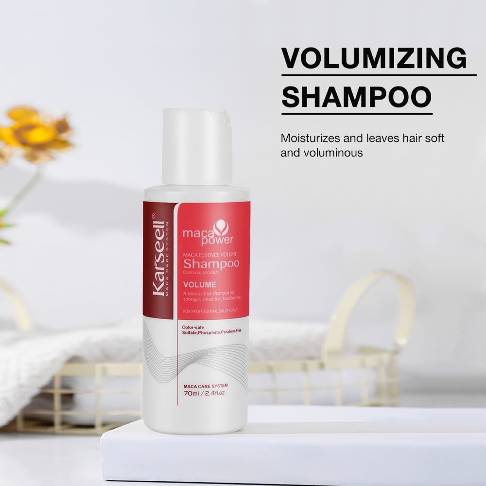 Karseell Collagen Hair Treatment 3-Piece Set - Repair Mask, Shampoo & Conditioner for Dry Damaged & All Hair - Travel Size 3.38floz +2.4floz+2.4floz