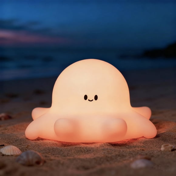 Luz Nocturna Recargable AINEEU Pulpo con 3 Niveles de Regulación
