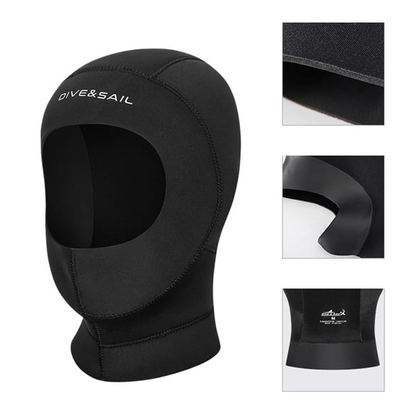 Neoprene Wetsuit Scuba Diving 3MM for , Bib Dive Hat Surfing Thermal Kayaking Snorkeling Swimming -