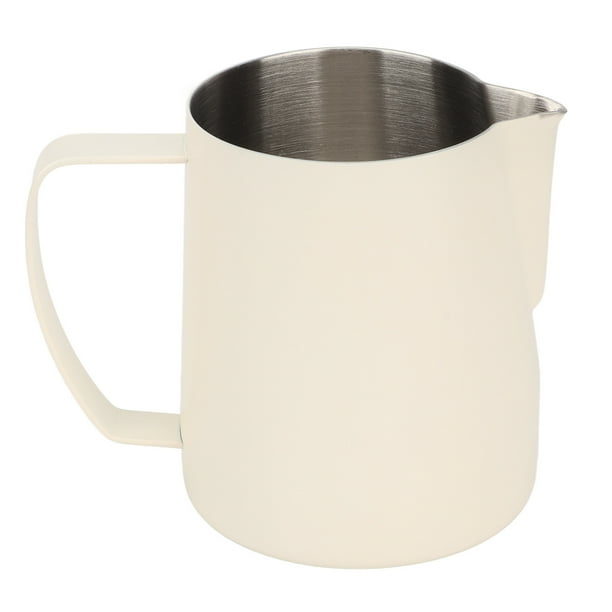 Jarra de Leche de Acero Inoxidable Perfecta Jarra de Espuma de Leche para Máquinas de café Expreso Jarra de Espuma de Leche para Hacer café Capuchino Jarras de Espuma de ANGGREK Otros