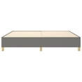 thumbnail image 3 of vidaXL Bed Frame Dark Grey 137x190 cm Full Fabric, 3 of 5