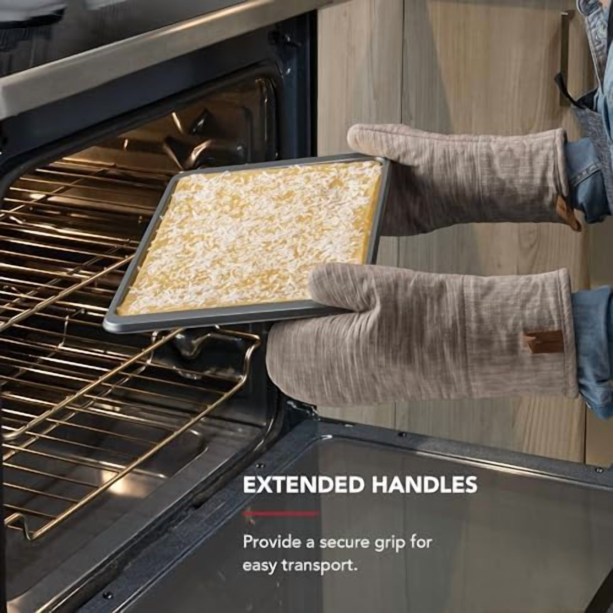 Premium Aluminized Steel Baking Sheet, Nonstick, 10x15 Inch, Contour Silver (Pack of 6)