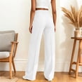 thumbnail image 4 of SeekIslan Wide Leg Loose Pants for Women High Waisted Business Casual Slack Pants, 4 of 5