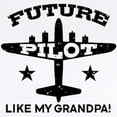thumbnail image 2 of CafePress - Future Pilot Like My Grandpa Infant Bodysuit - Baby Light Bodysuit, Size Newborn - 24 Months, 2 of 4