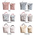 thumbnail image 2 of Bolsa de pañales portátil para exteriores, bolsa de almacenamiento multifuncional para pañales de bebé, alta, 2 of 8