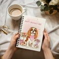 thumbnail image 3 of Happy Mother's Day Cavalier King Charles Spaniel Love Dog Mom Heart Flower Spiral Bound Journal Dog Lover Gifts 5x7in Spiral Notebook - 12004, 3 of 5