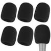 Microphone Cover - Foam Mic Covers Windscreen Suitable for Most Standard Handheld Microphone 6 PCS