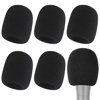 Microphone Cover - Foam Mic Covers Windscreen Suitable for Most Standard Handheld Microphone 6 PCS