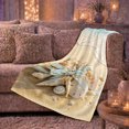thumbnail image 6 of Calm Seashell Collection Beach Coastal Art, Cozy Friendship Quote Scene, Warm Flannel Blanket for Living Room and Reading Nook, Art Lovers Friendship Gift, Artistic Home Decor, 6 of 9