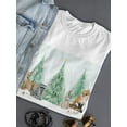 thumbnail image 3 of Christmas In The Forest A T-Shirt Women -Grace Popp Designs, Female 4X-Large, 3 of 4