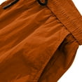 thumbnail image 6 of Enjoytime Mens Lightweight Pants Solid Color Elastic Waist Drawstring Casual Trousers Outdoor Sunscreen Workout Plus Size Work Pants Orange XXL, 6 of 8