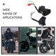 thumbnail image 3 of BESTYASH 2Ud De Control Para Manillar De Motocicleta Negro Con Resistente A Intemperie, 3 of 6