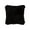 Black, variant on Zealand Sheepskin Pillow 12x20 Black Soft Decorative 1 Piece