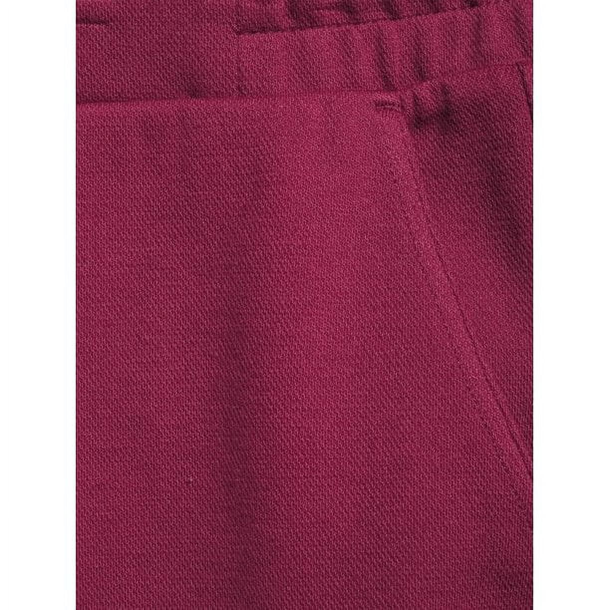 Time and Tru Women's High Rise Drawstring Waist 30" inseam Knit Pants