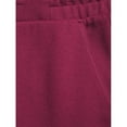 thumbnail image 5 of Time and Tru Women's High Rise Drawstring Waist 30" inseam Knit Pants, 5 of 6