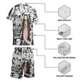thumbnail image 4 of Demon Slayer Nezuko Boys Girls Short Sleeve Mesh T-Shirt And Shorts Outfit Set Summer Clothes Set for Kids, 4 of 8