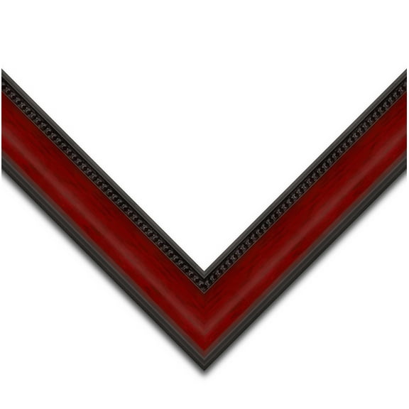 12x9 Traditional Cherry Complete Wood Picture Frame with UV Acrylic, Foam Board Backing, & Hardware