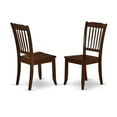 thumbnail image 2 of East West Furniture Dining Chair Mahogany, DAC-MAH-W, 2 of 3